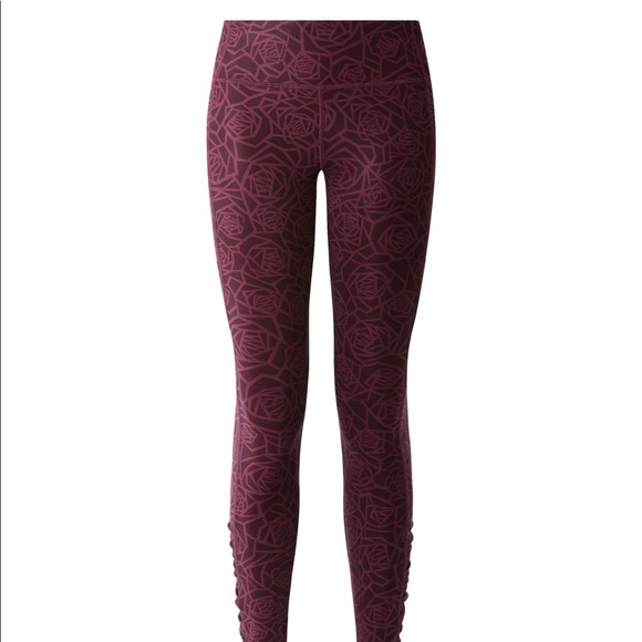 Lululemon Luxtreme Floral Rose Leggings 